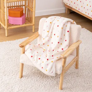 Children's Flannel Blanket Amour with Twisted Edges