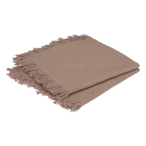 Set of 2 Cotton Napkins with Fringes