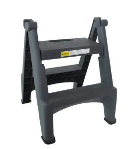 Two-Step Folding Ladder with Non-Slip Pedals