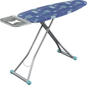 Ironing Board with Adjustable Height and Silicone Iron Pad
