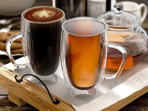 Double Wall Glass Mug 450ml