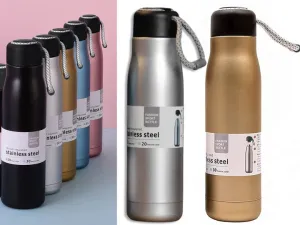 Fashion Sports Bottle Stainless Steel with Rope