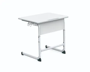 Solo Desk Adjustable Student Desk with Shelf