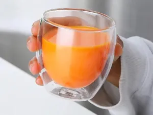 Double Glass Mug - 250ml Double Wall