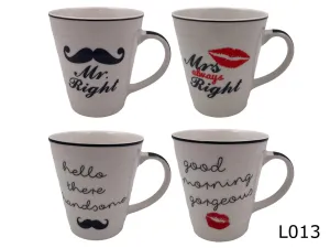 Porcelain Mug Mr. & Mrs. Design