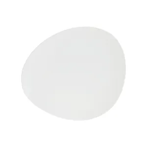 Dessert Plate Galet White - Porcelain 23 cm