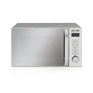 Big Chef MW23DS 23L Digital Control Solo Microwave Silver