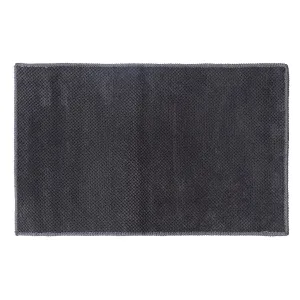 Microfiber Bathroom Rug - Machine Washable, Multiple Colors