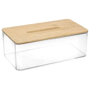 Tissue Box Selena Bamboo, Home Decor, Natural