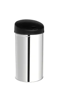 Sensor Bin 57L Stainless Steel, Automatic Opening