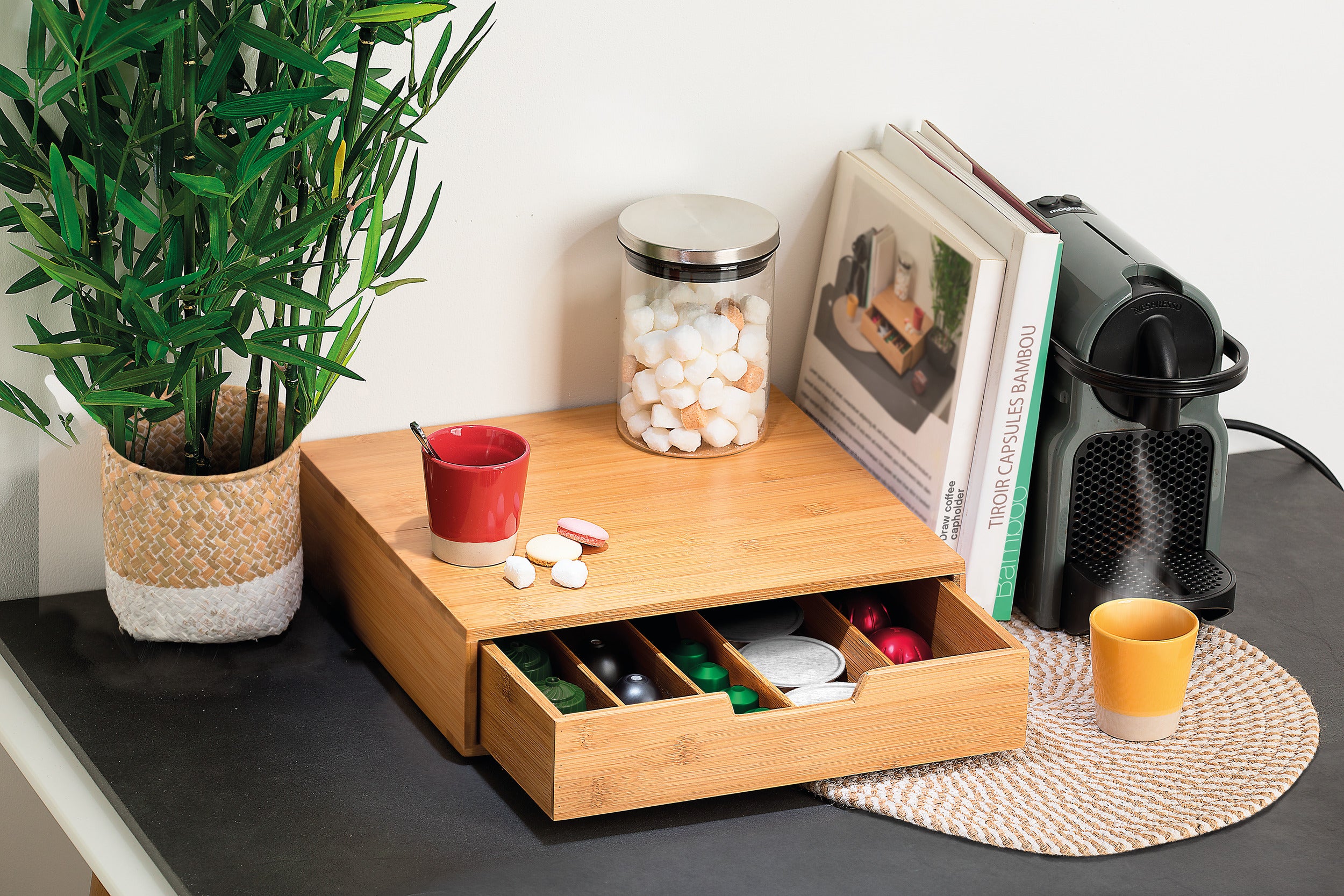 Bamboo Capsule Drawer - Stylish And Functional Holder