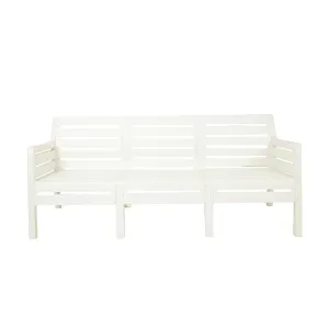 Viva Sofa 3 Seaters - Outdoor Furniture, Uv Resistant, Fiber Reinforced