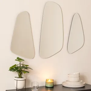 Set Of 3 Aidan Organiser Mirrors