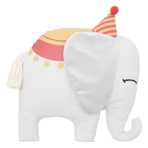 Circus Elephant Cushion - Children'S Decorative Pillow