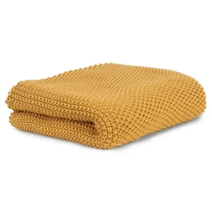 Bonjour Bebe Organic Cotton Blanket- Mustard