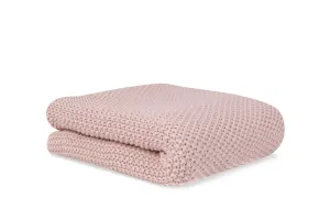 Bonjour Bebe Organic Cotton Blanket- Pink