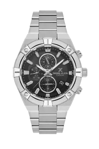 Daniel Klein Exclusive DK.1.14242-1 Dark Grey Dial Silver Stainless Steel Watch