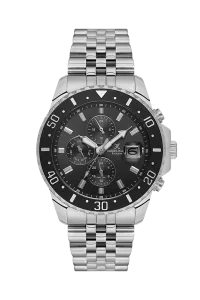 Daniel Klein Exclusive DK.1.14243-2 Dark Grey Dial Silver Stainless Steel Watch