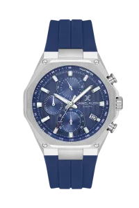 Daniel Klein Exclusive DK.1.14258-3 Blue Dial Royal Blue Silicone Strap Watch