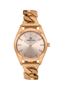 Daniel Klein DK.6.14185-5 Rose gold Dial Gold-Tone Stainless Steel Watch