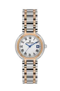 Daniel Klein DK.1.14173-5 Clean white Dial Two-Tone Stainless Steel Watch