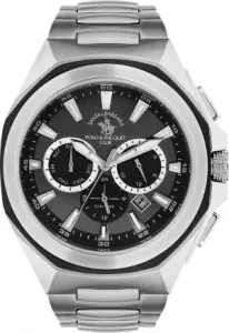SB Polo SB-1-10539-1 Charcoal Grey Dial Silver-Tone Stainless Steel Watch