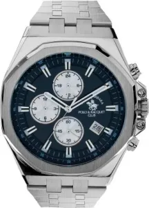 SB Polo SB-1-10546-3 Navy Blue Dial Silver-Tone Stainless Steel Watch