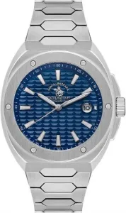 SB Polo SB-1-10557-2 Royal Blue Dial Silver-Tone Stainless Steel Watch