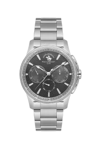 SB Polo SB-1-10651-2 Charcoal Grey Dial Silver-Tone Stainless Steel Watch