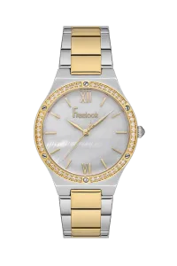 Freelook FL.1.10407-4 White Mother-of-Pearl Dial Two-Tone Gold & Silver Stainless Steel Watch