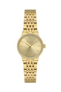 Freelook FL.1.10458-2 Gold Dial Gold-Tone Stainless Steel Watch