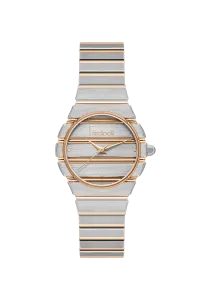 Freelook FL.1.10543-5 Silver Dial Two-Tone Rose Gold & Silver Stainless Steel Watch