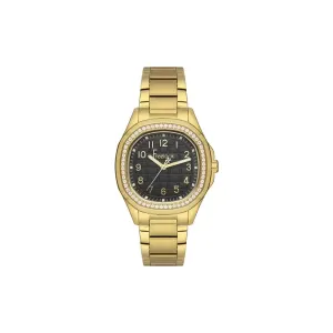 Freelook FL.1.10418-3 Dark Grey Dial Gold-Tone Stainless Steel Watch
