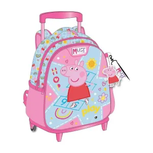 Must Peppa Pig 3D Trolley Backpack 12.5'