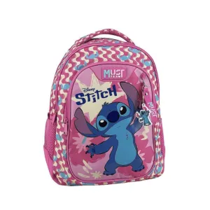 Must Disney Stitch Pink Backpack 17'