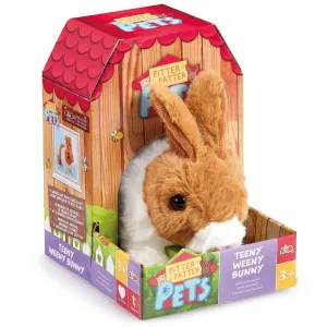 Pitter Patter Pets Brown Teeny Weeny Bunny Electronic Pet