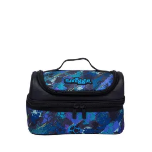 Smiggle: Trailblazer Double Decker Lunchbox (Black)
