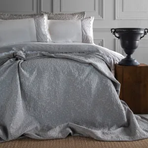 Apricitas Toledo Grey Double Duvet Cover Set + Bedspread