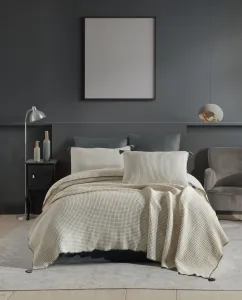 Dantela Bedspread Set Drina Anthracite