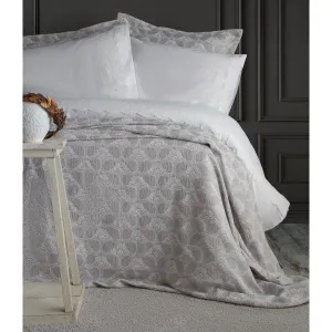 Apricitas Madrid Grey Double Duvet Cover Set + Bedspread