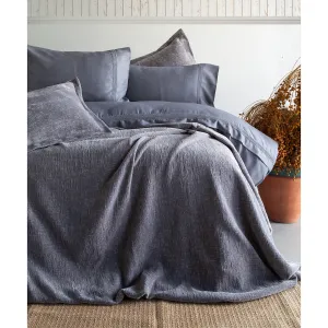 Ap Paris Gri Double Duvet Cover With Bed Spread Set