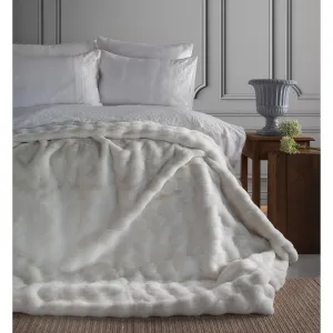 Ap Nolan Beyaz Double Duvet Cover With Blanket Set