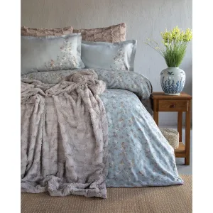 Ap Briella Vizon Double Duvet Cover With Blanket Set