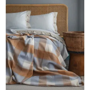 Ap Porto Indigo Single Duvet Cover With Bedspread Set