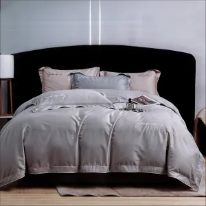 Bellucci Duvet Cover Set Double Grey 0013