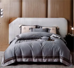 Bellucci Duvet Cover Set Double Grey 0010