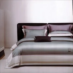 Bellucci Duvet Cover Set Double Light Blue 0011