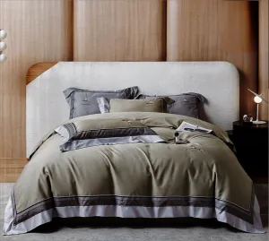 Bellucci Duvet Cover Set Double Beige 0010