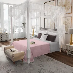Piel Blanket Plain Pink - Made In Spain