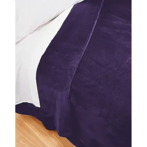 Piel Blanket Plain Mulberry - Made In Spain
